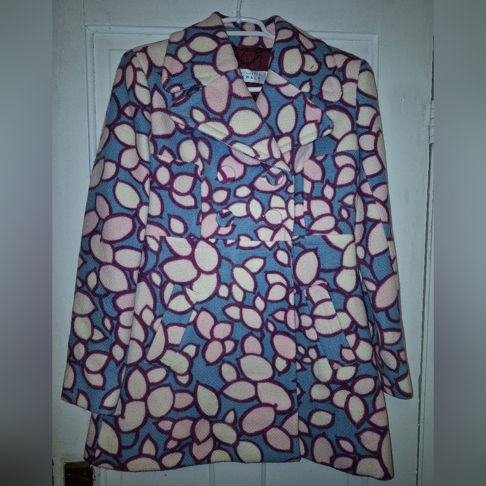Vintage ANN LOUISE ROSWALD WOOL COAT Size 8